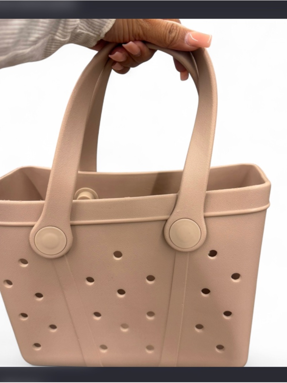 Everyday Tote Bag in Blush Pink